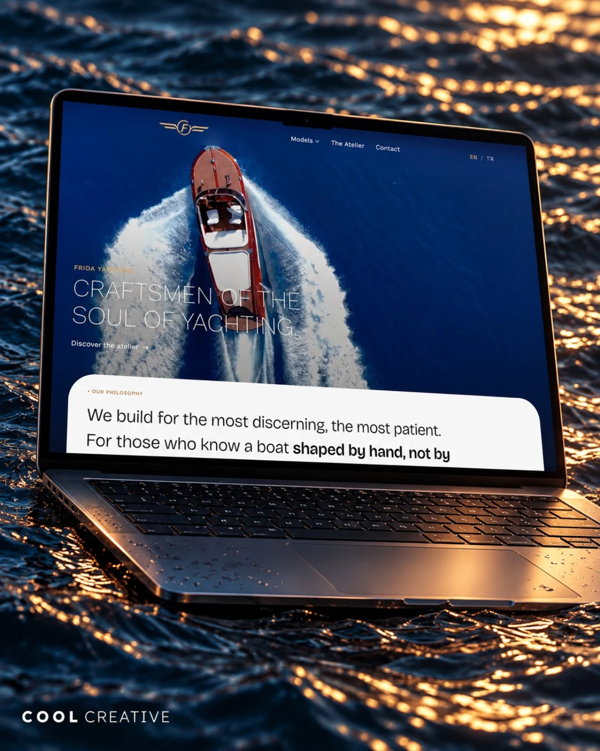 Frida Yachting Webdesign